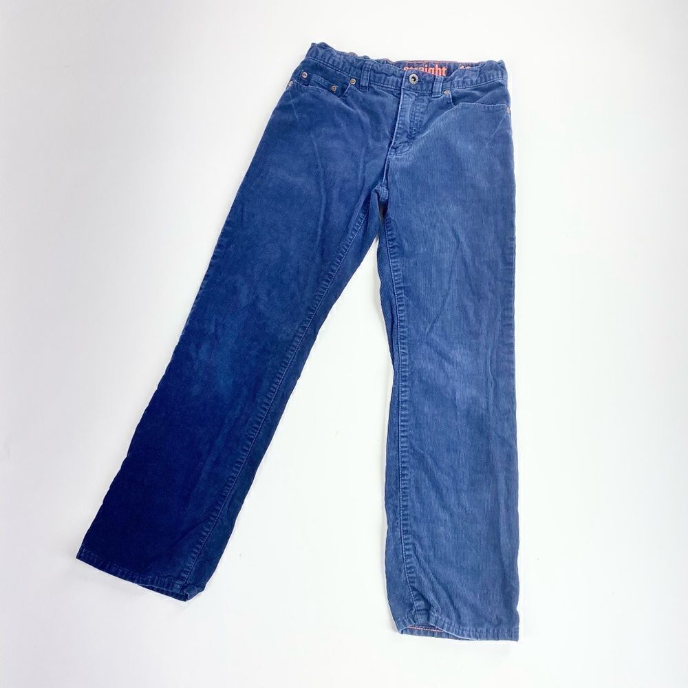 Crewcuts navy blue corduroy straight leg pants 10
